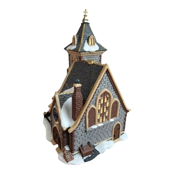 VNTG Christmas Village Department 56 St Stephen Church Victorian Cathedral - Picture 5 of 8